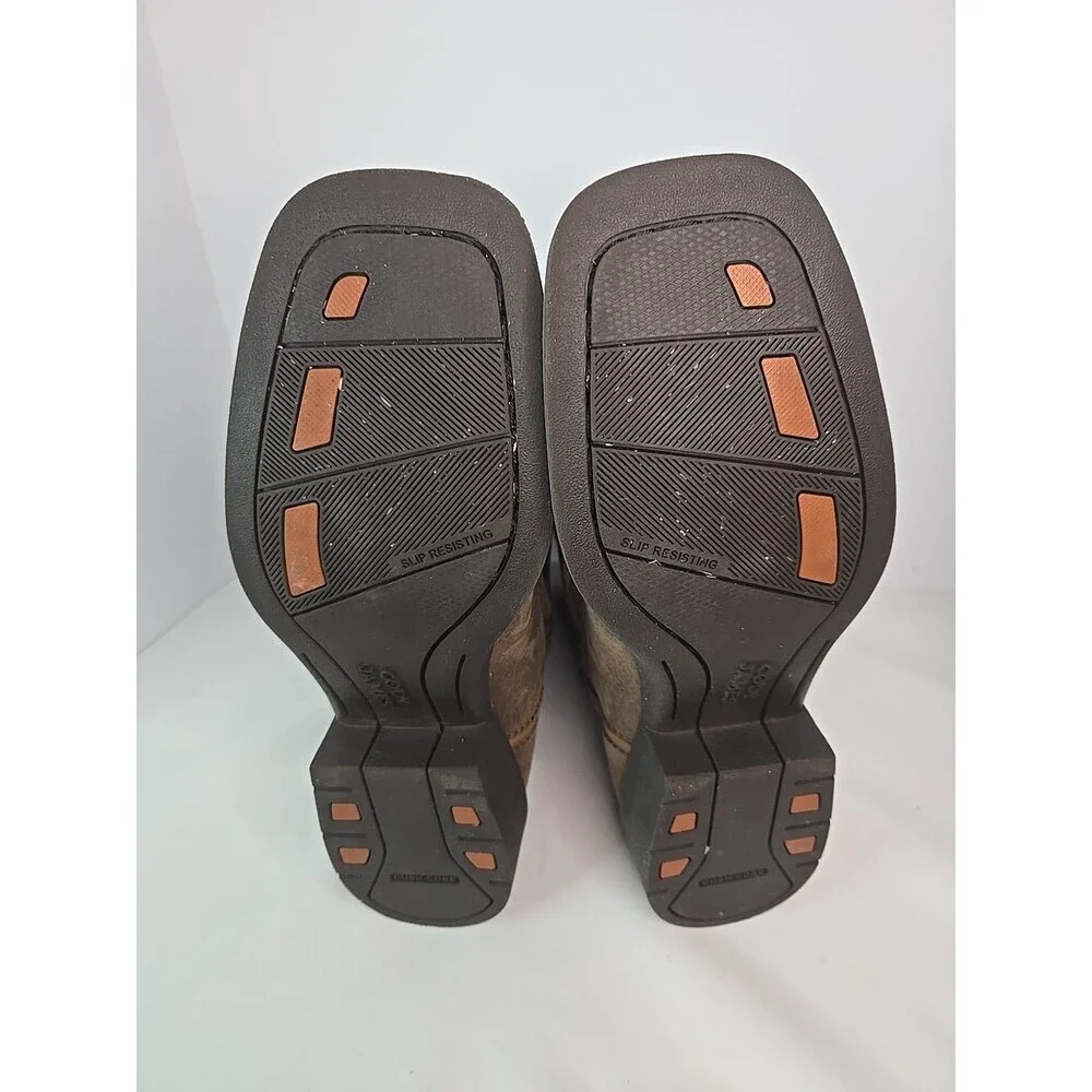CODY JAMES cush core mens performance western boots-broad square toe size 8D